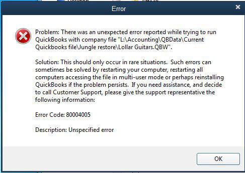 Error-Code-80004005