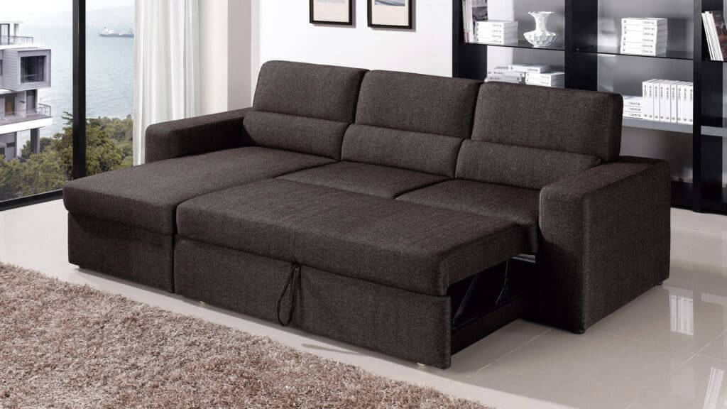 Sleeper sectional sofa