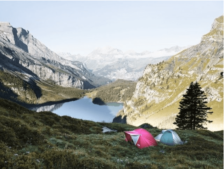 mountain view camping