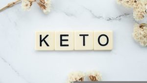 KETO is written with blocks.
