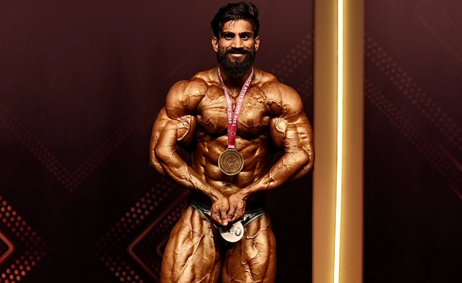 Nitin Chandila bodybuilding