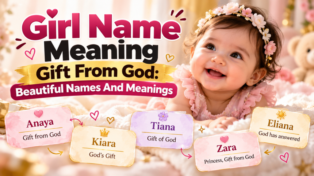 Gift From God Beautiful Girl Names Girl Name Meaning Gift From God: Beautiful Names And Meanings