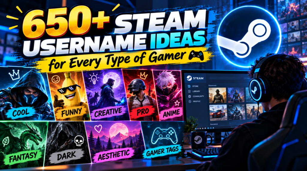image Steam Username Ideas for Every Type of Gamer